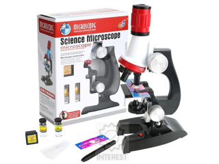 Velký bateriový mikroskop pro malé vědce.