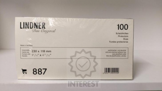 Ochranná fólie LINDNER na bankovky a jiné - 230 x 118mm