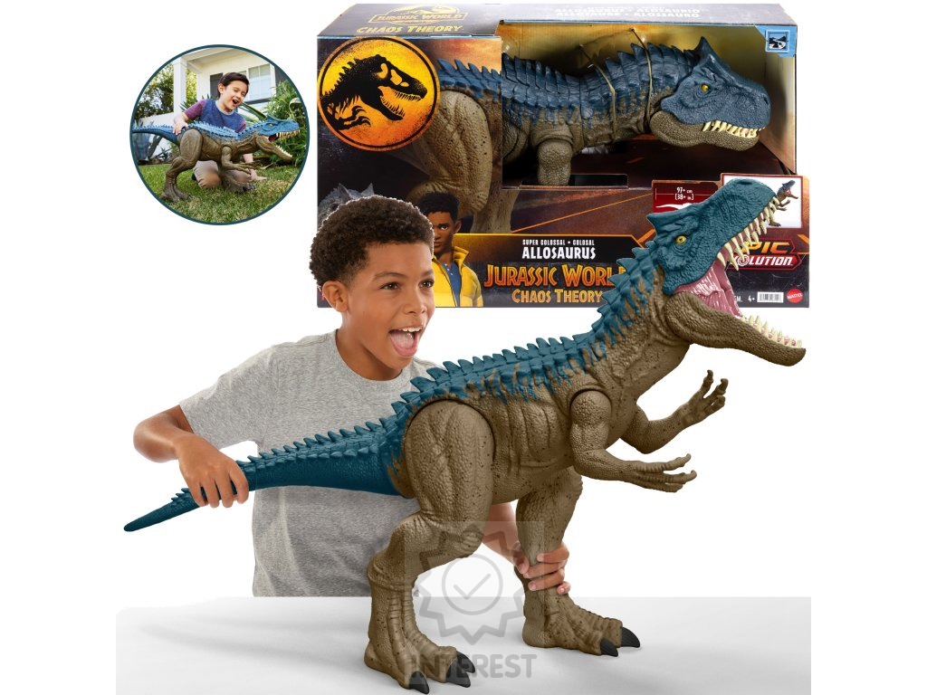 Pohyblivá figurka Dinosaurus Allosaurus Jurský Svět Chaos Theory 97 cm