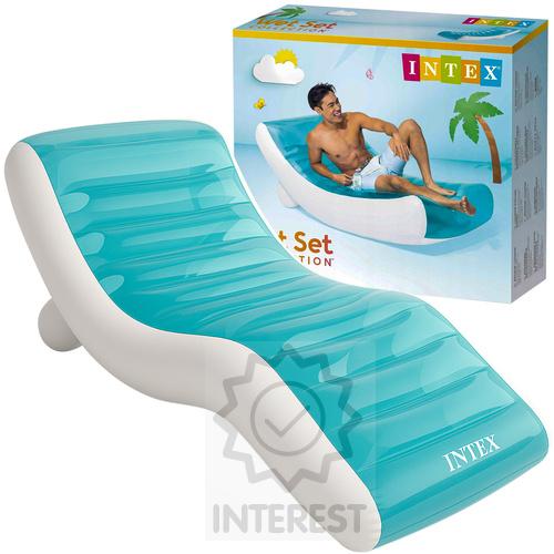 Nafukovací lehátko, matrace na koupání, plážové křeslo Intex.