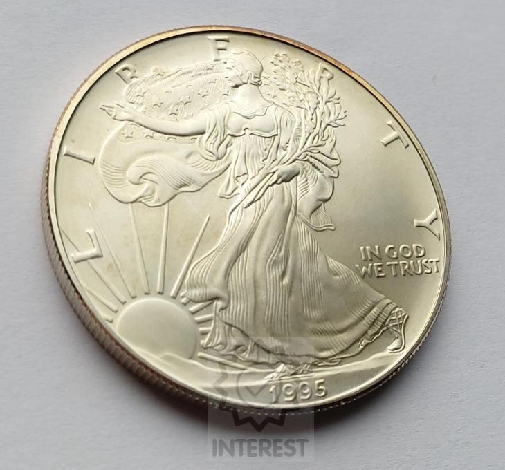 USA - 1 Dollar 1995 - Liberty Silver Eagle 1OZ - 999/1000