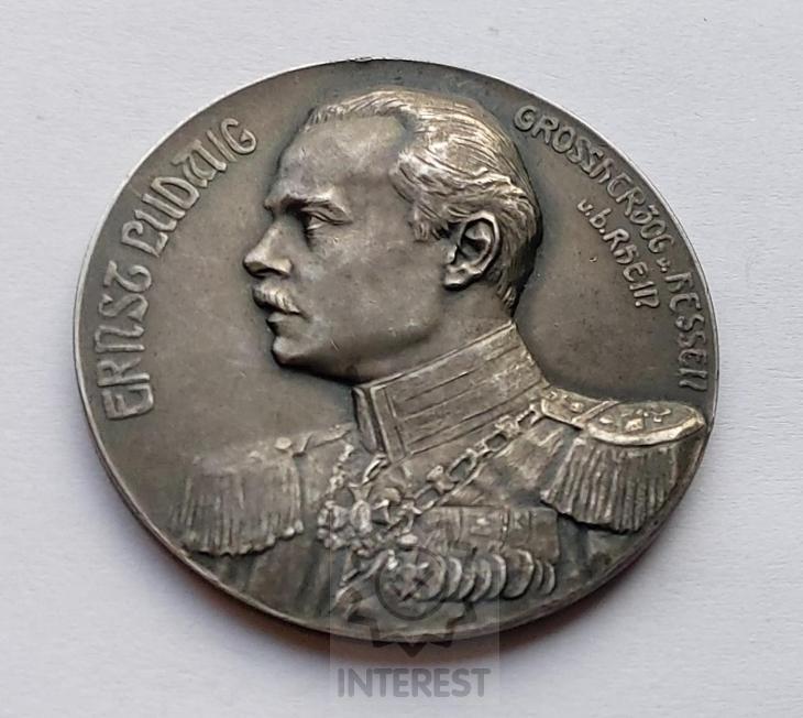medaile - Na výroční obchodní výstavě 1909. Ag