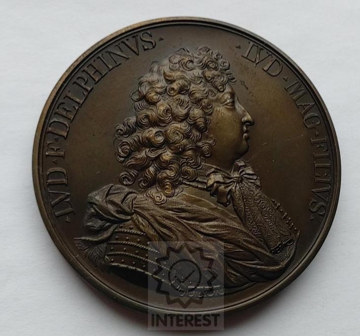 Medaile - Louis XV - Dauphin a Dauphine od Michel 1679