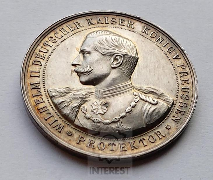 medaile - Za zásluhy - Prusko Wilhelm II. 1888-1918. Ag