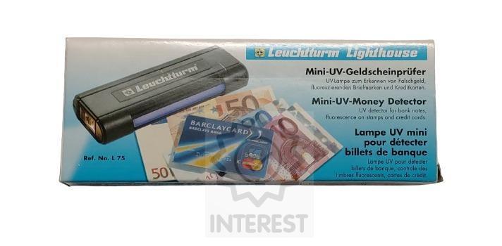 Kapesní UV lampa + baterka - LEUCHTTURM 366 NM - (K92058)