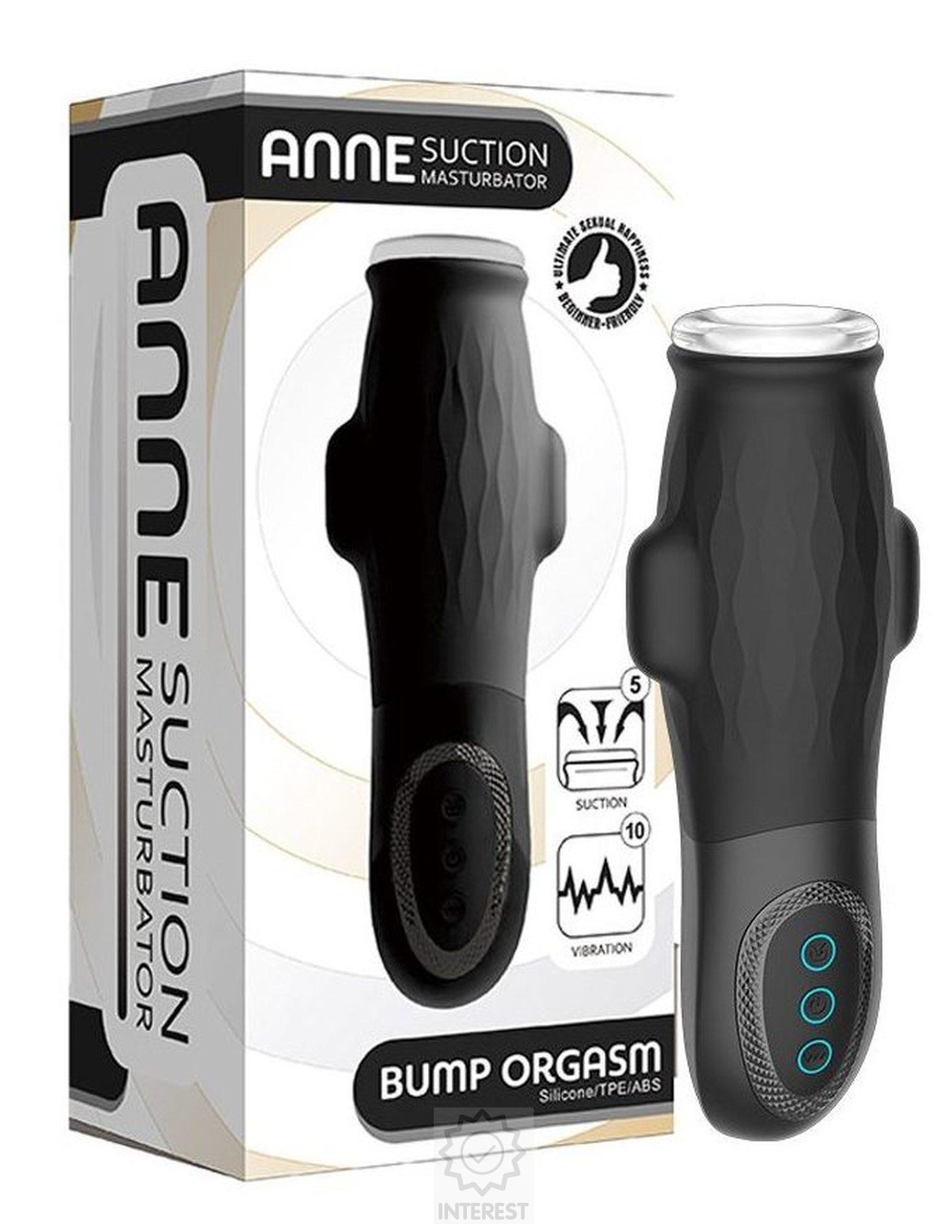 Nabíjecí masturbátor Lonely Anne - 10 rychlo vibrací, 5 rychlostí sání