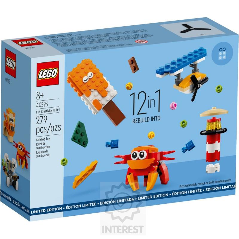 LEGO -  40593 Zábavná kreativita 12 v 1.