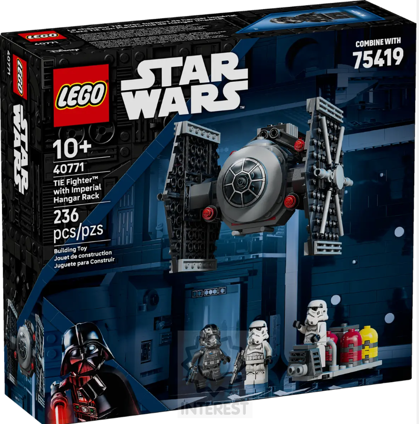 LEGO 40771 Stíhačka TIE a stojan v hangáru impéria (PROMO).