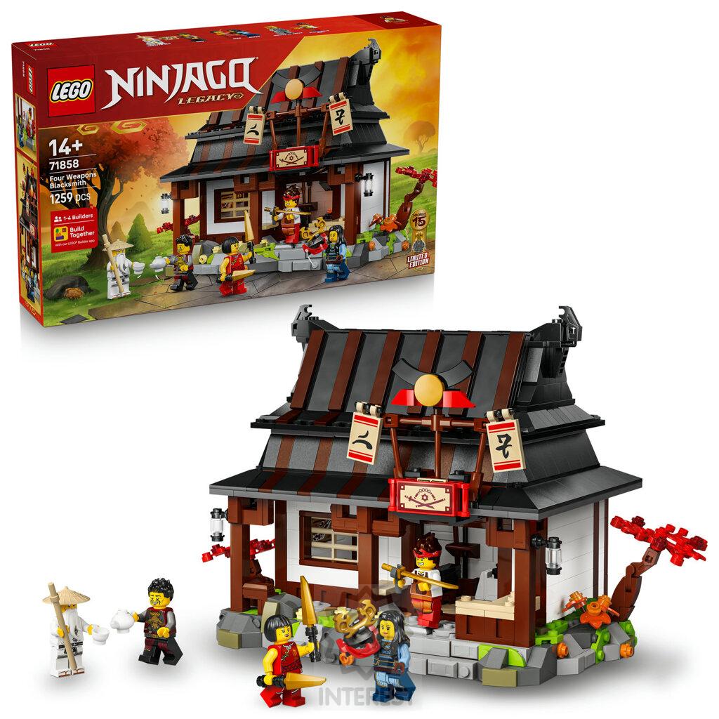 LEGO NINJAGO  71858 Kovárna Čtyři zbraně: 15 let NINJAGO.