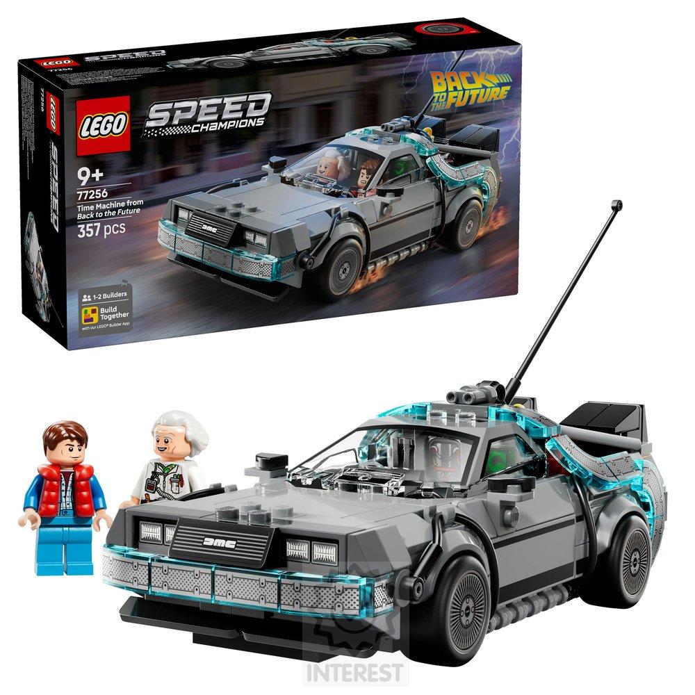 LEGO Speed Champions 77256 Stroj času z filmu Návrat do budoucnosti.