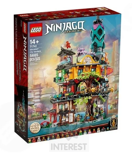 LEGO  Ninjago 71741 Zahrady v NINJAGO City.