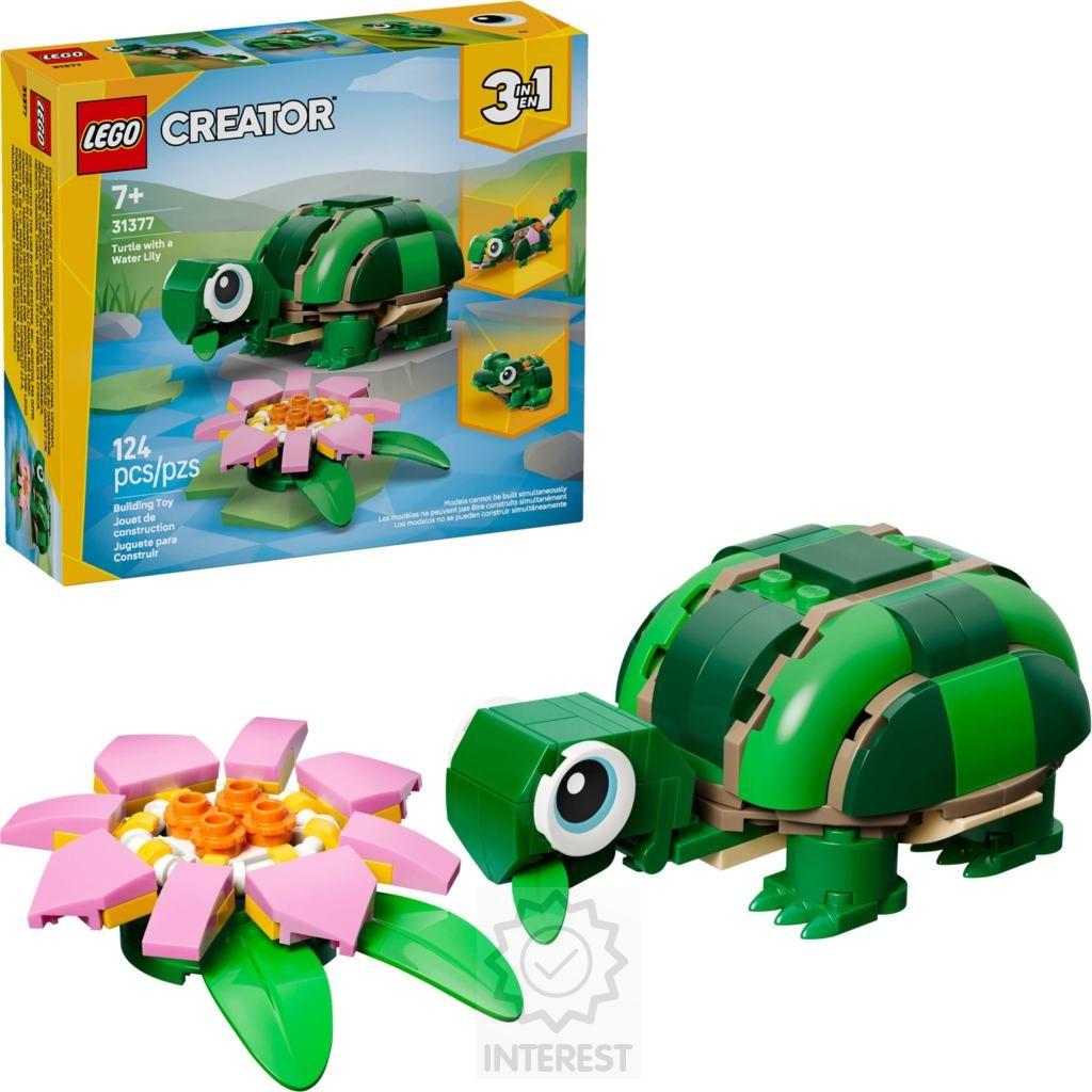 LEGO   Creator 31377 Želva s leknínem 3v1