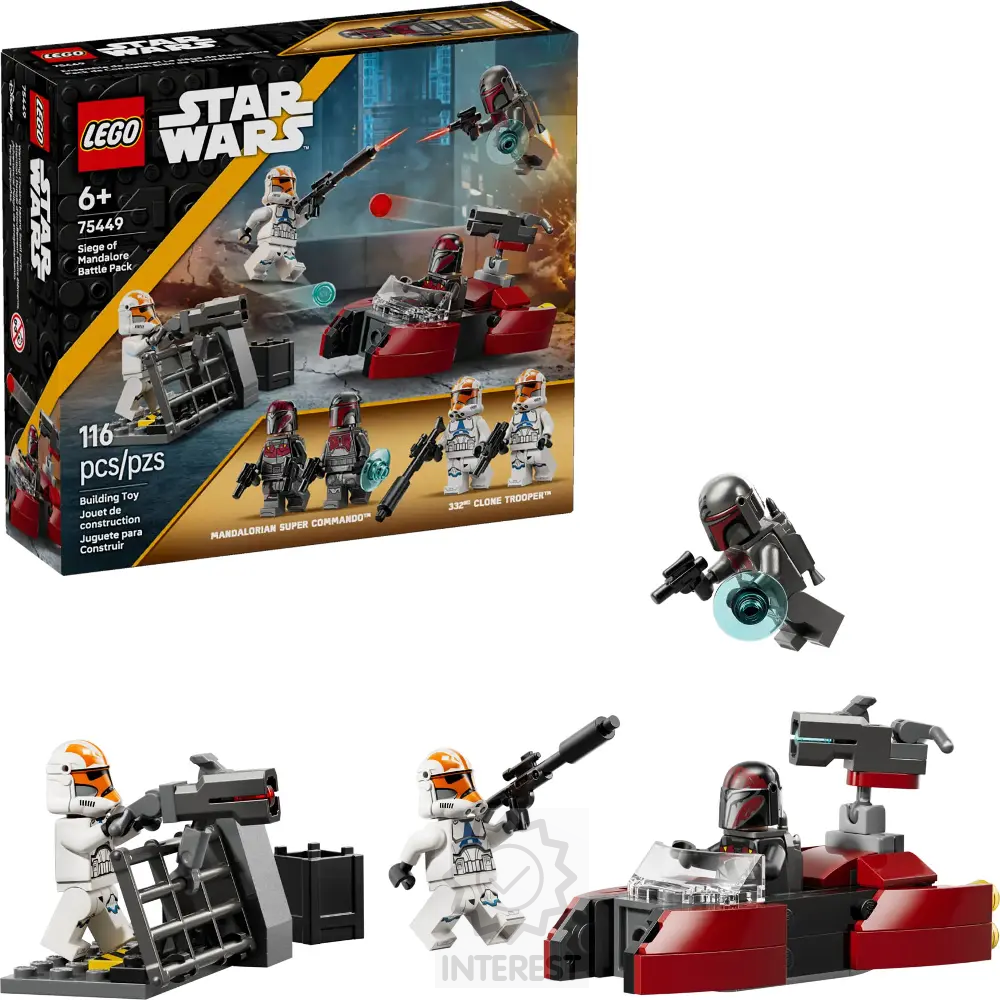 LEGO Star Wars 75449 Bitevní balíček obléhání Mandalore.