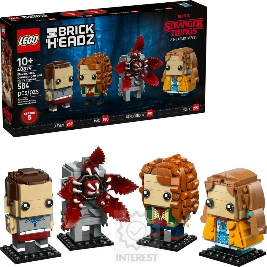 LEGO 40879 Stranger Things Jedenáctka, Max, Demogorgon a Holly.
