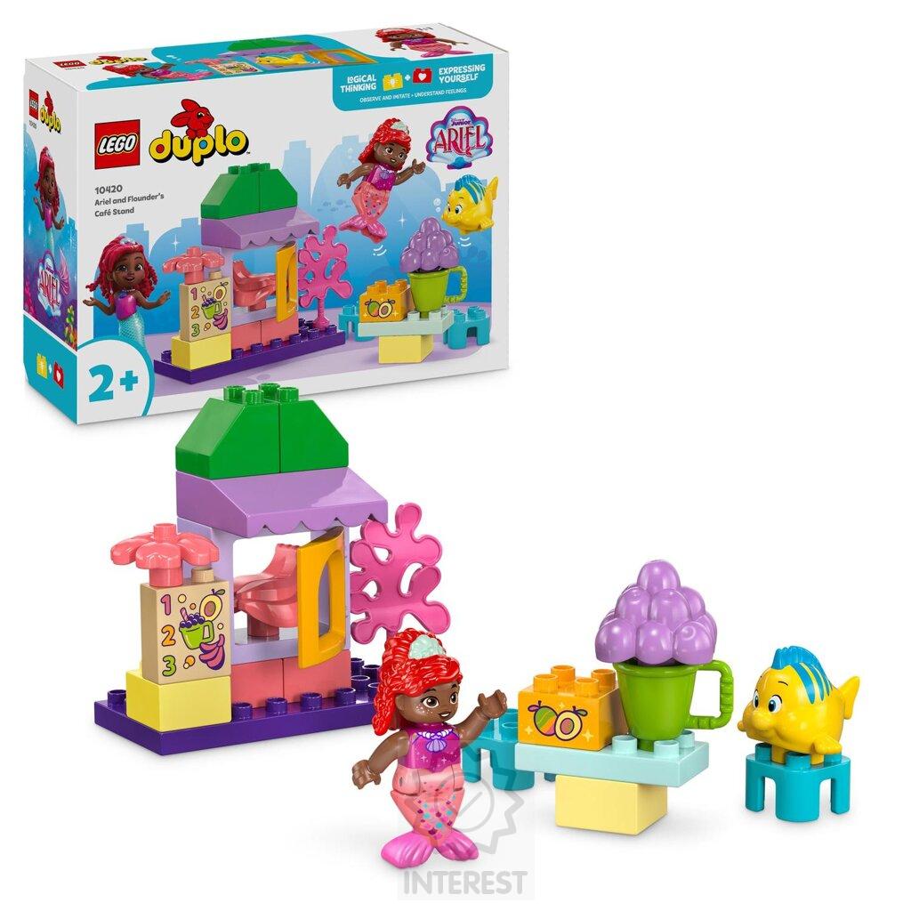 LEGO DUPLO  Disney 10420 Ariel a Šupinka – stánek s kávou.