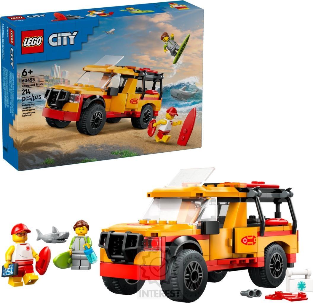 LEGO CITY 60453 Záchranné auto pro plavčíka.