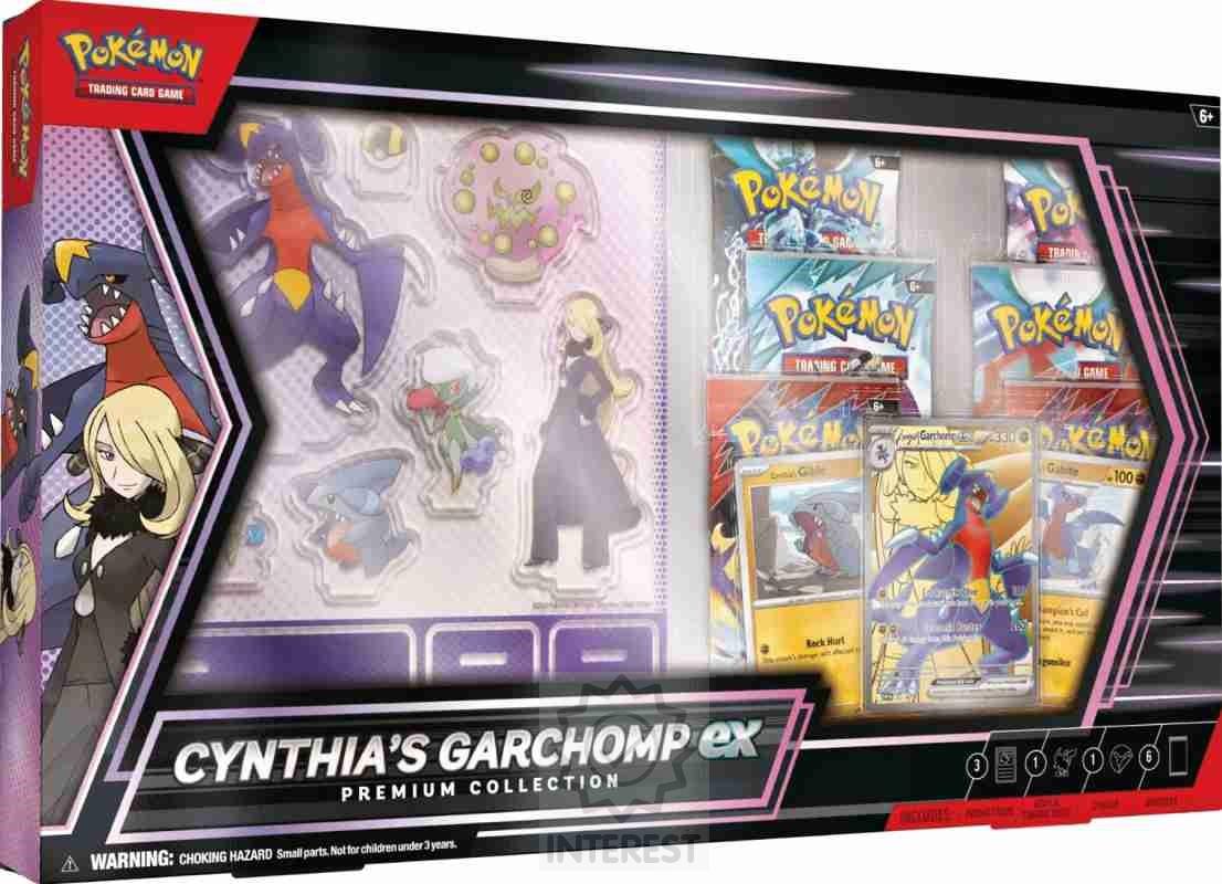 Pokémon TCG: Cynthia's Garchomp ex Premium Collection.
