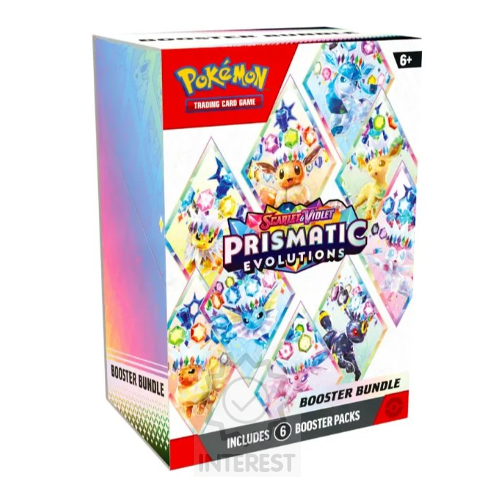 Pokémon TCG Prismatic Evolutions Booster Bundle.