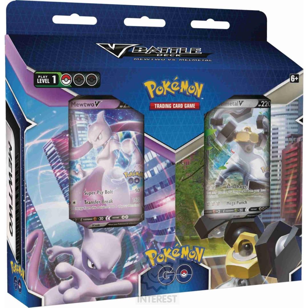 Pokémon TCG: Pokémon GO V Battle Deck Melmetal & Mewtwo.