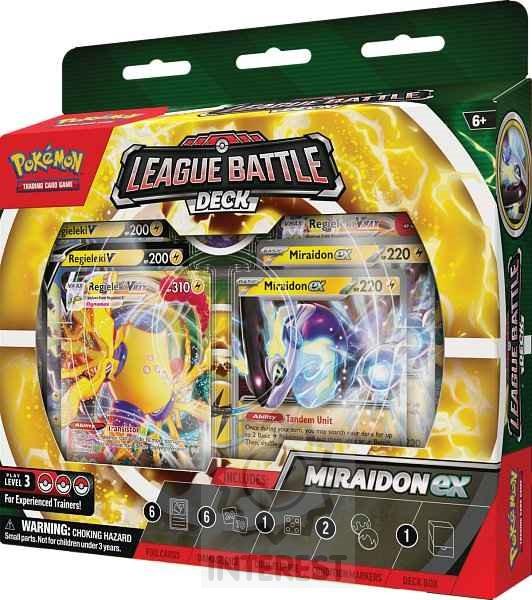 Pokémon TCG: Miraidon ex League Battle Deck.