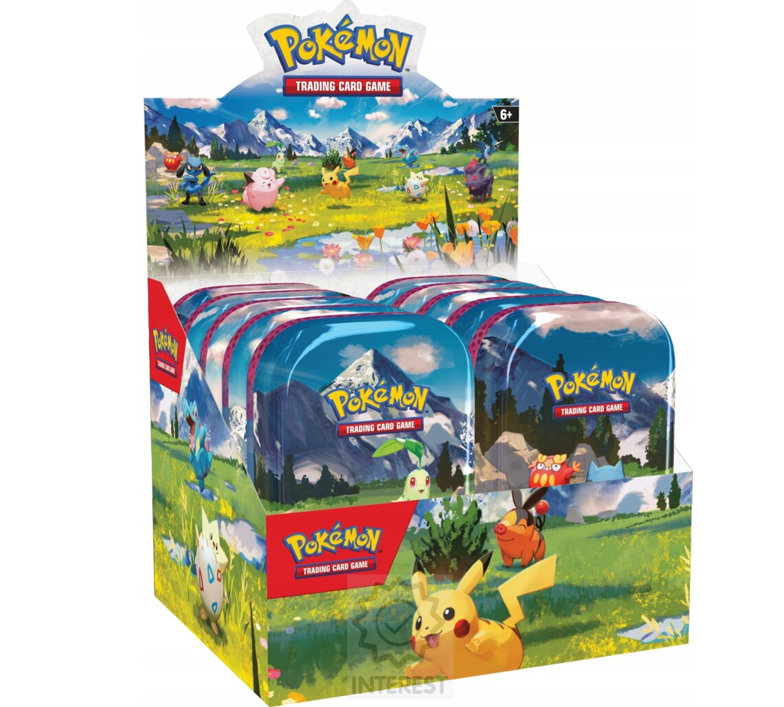 Pokémon TCG Ascended Heroes Mini Tin Display.