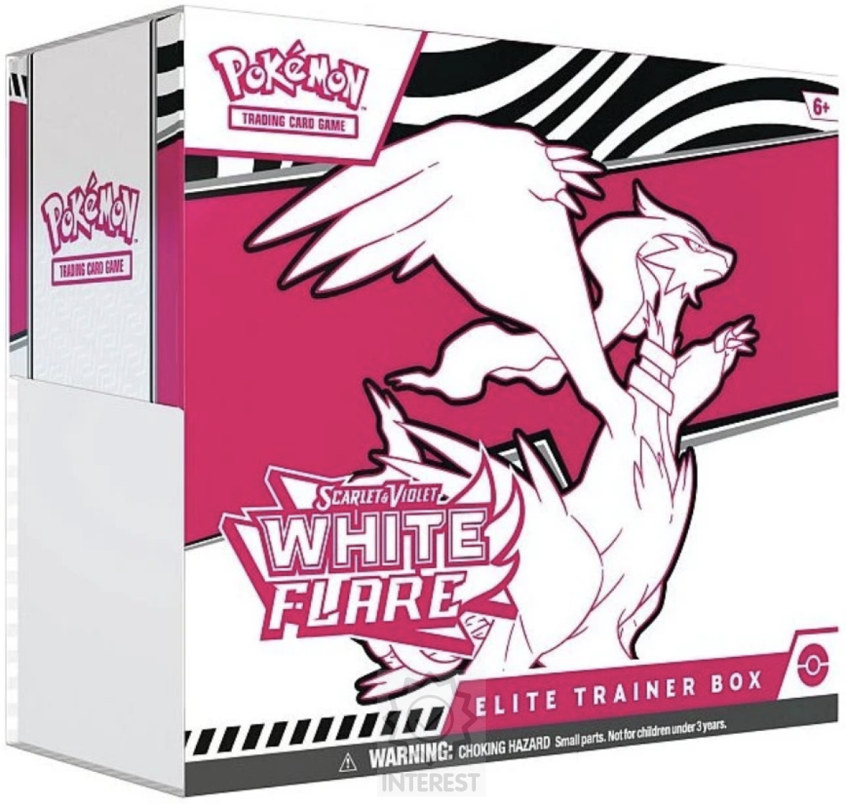 Pokémon TCG Scarlet & Violet White Flare Elite Trainer Box.