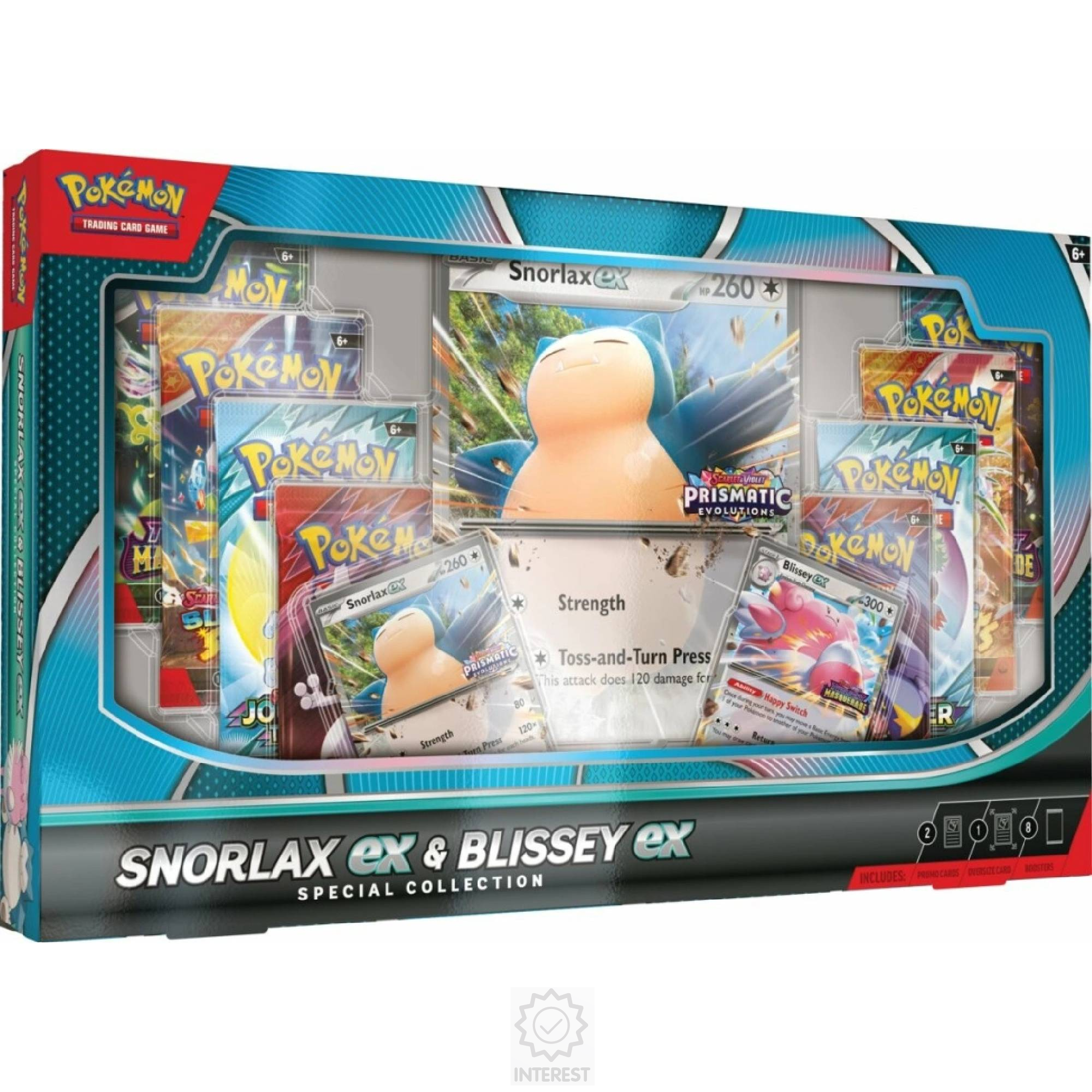 Pokemon TCG: Snorlax ex & Blissey ex Special Collection.