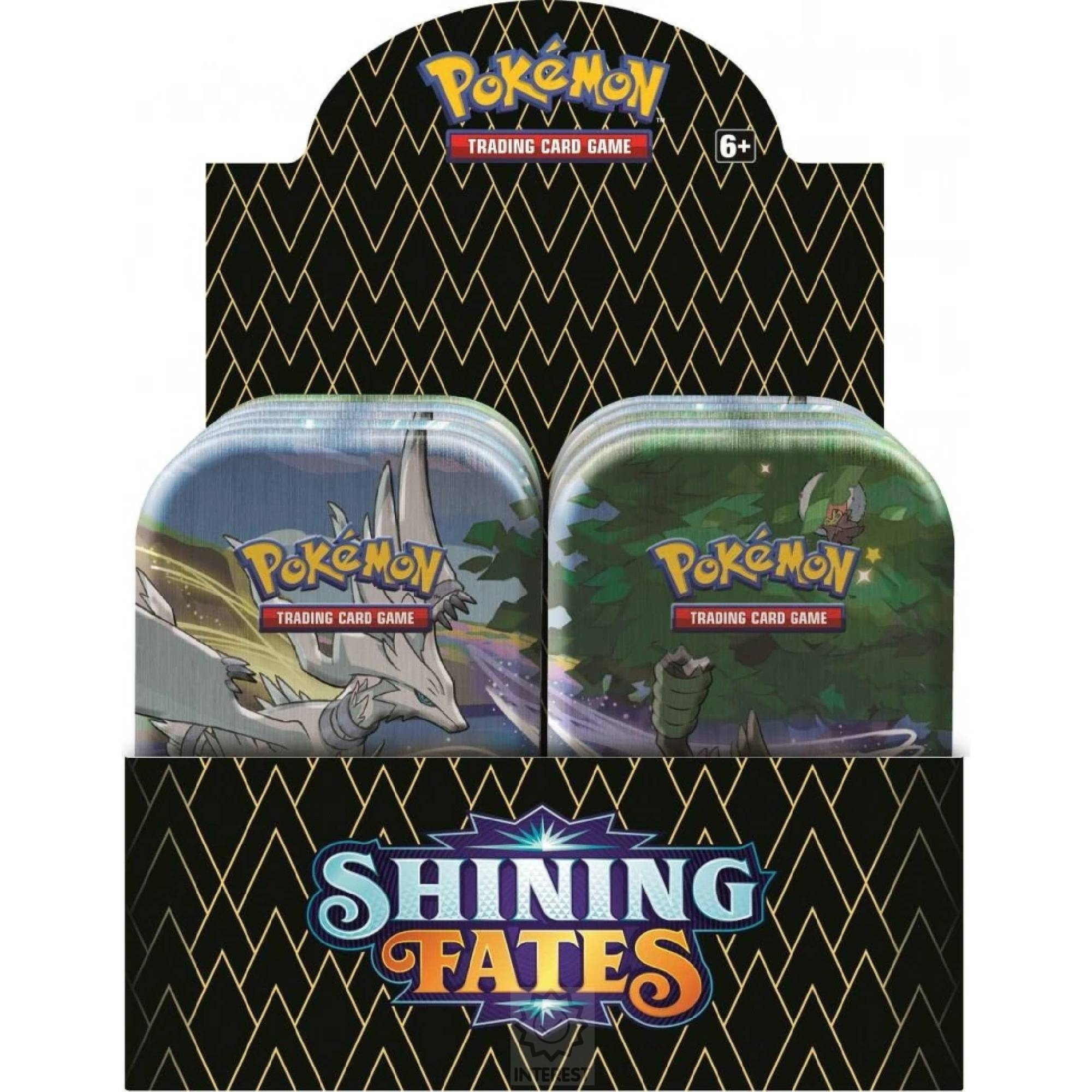 Pokémon TCG Shining Fates Mini Tin Display.