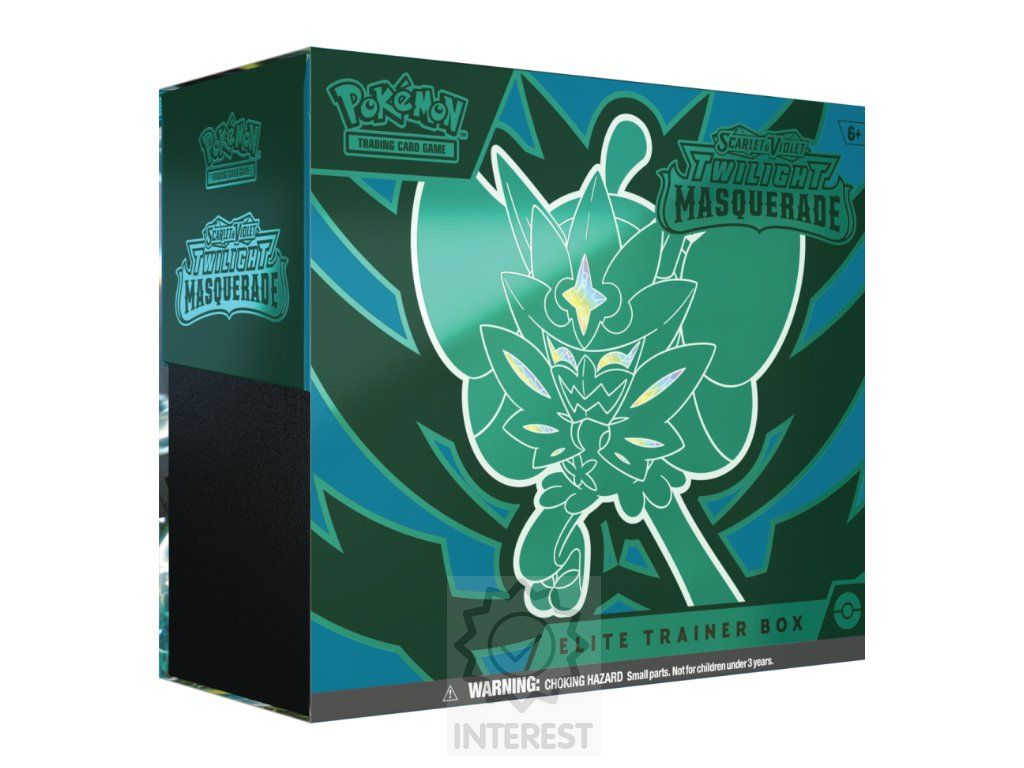 Pokémon TCG Twilight Masquerade Elite Trainer Box.