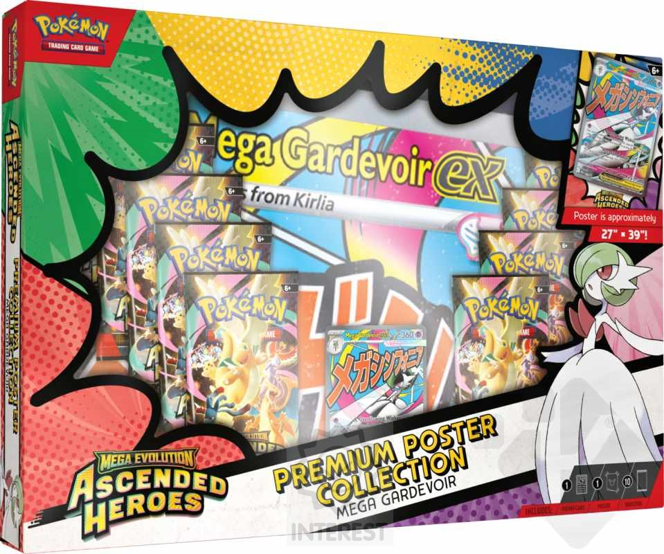 Pokémon TCG: ME02.5 Ascended Heroes Premium Poster Collection Mega Gardevoir ex