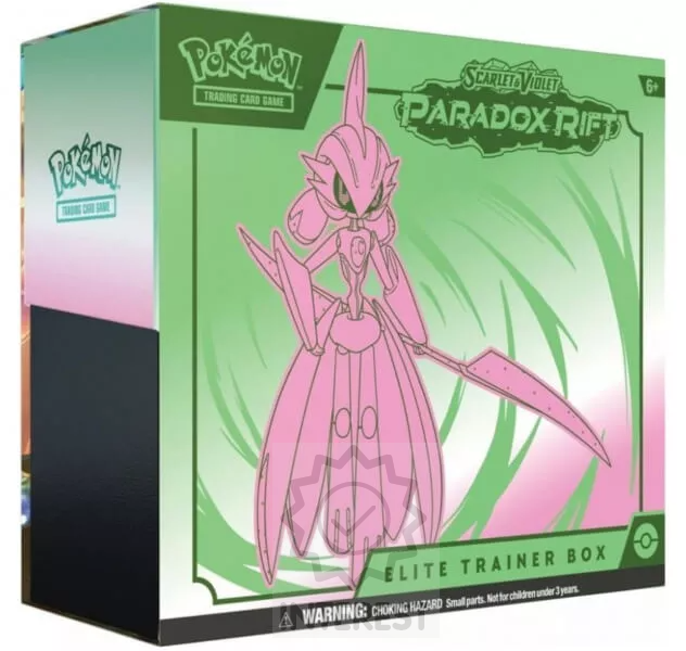 Pokémon Paradox Rift Elite Trainer Box - Iron Bundle (zelený).