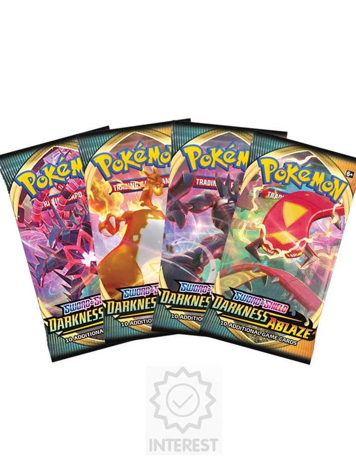Pokémon Sword and Shield - Darkness Ablaze Booster.