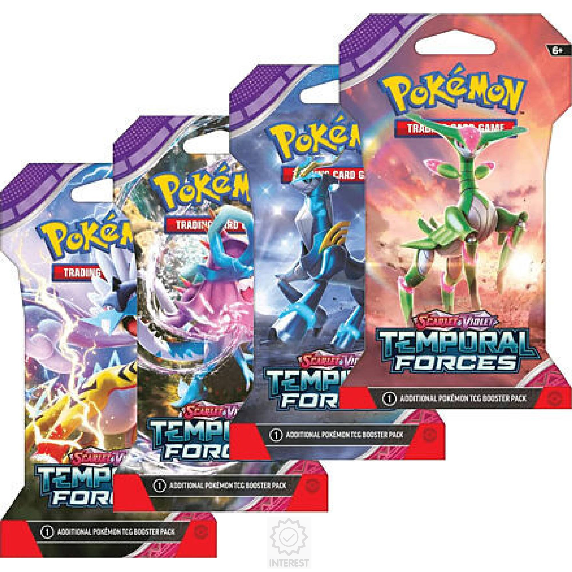 Pokémon TCG: Temporal Forces Sleeved Booster.