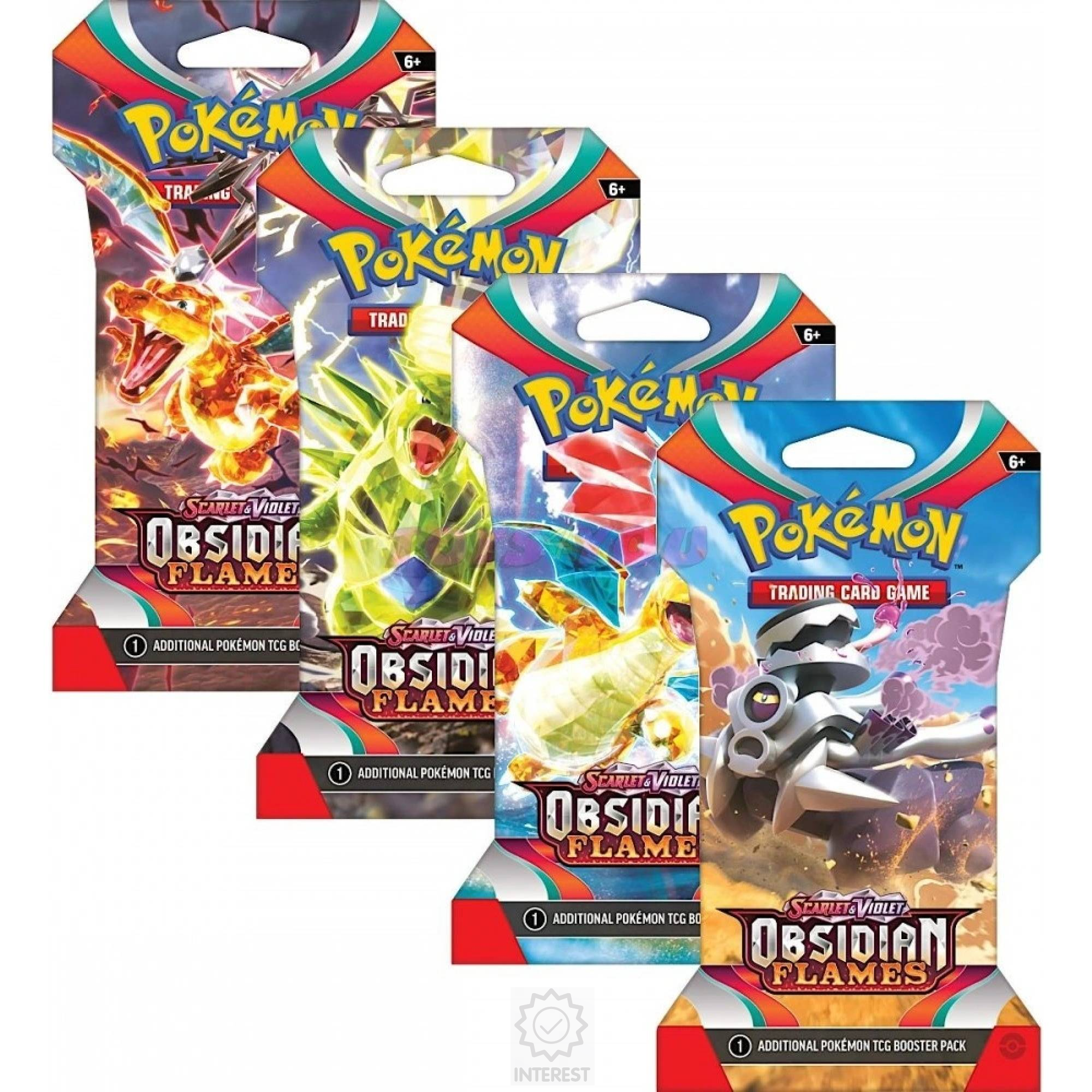 Pokémon TCG Obsidian Flames Blister Booster.