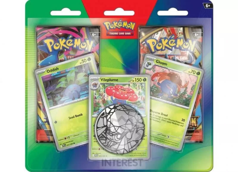 Pokémon Enhanced 2 Pack Blister Oddish/Vileplume/Gloom.