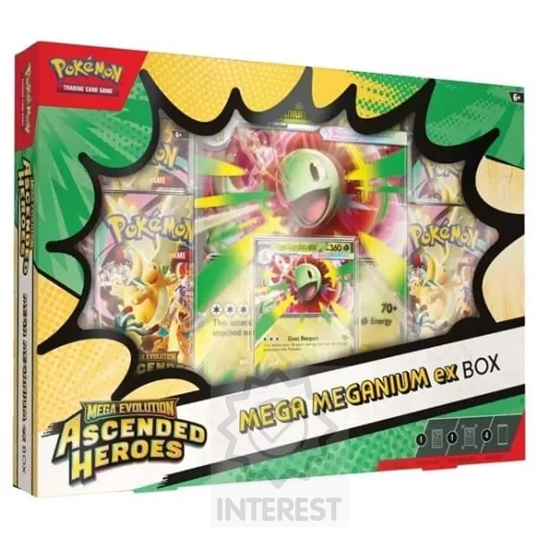 Pokémon TCG: Ascended Heroes Mega Meganium ex Box.