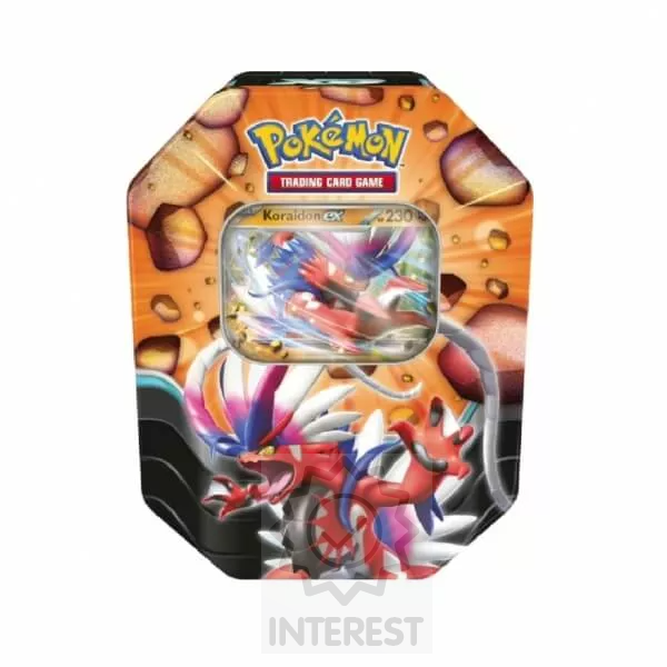 Plechovka Pokémon Slashing Legends Tin - Koraidon ex.