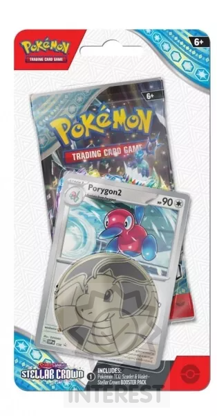 Pokémon Stellar Crown Checklane Blister - Porygon2.