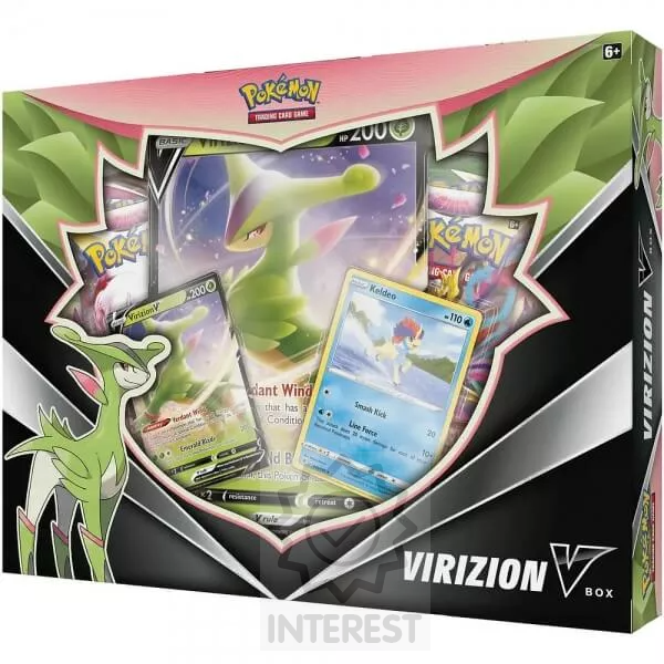Pokémon Virizion V Box.