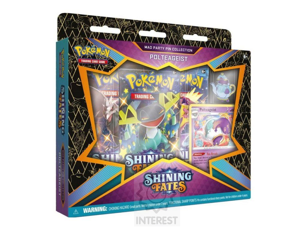 Pokémon TCG: Shining Fates Mad Party Pin Collection Polteageist.