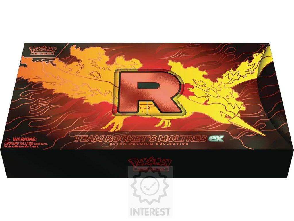 Pokémon TCG Team Rocket's Ultra-Premium Collection Moltres ex.