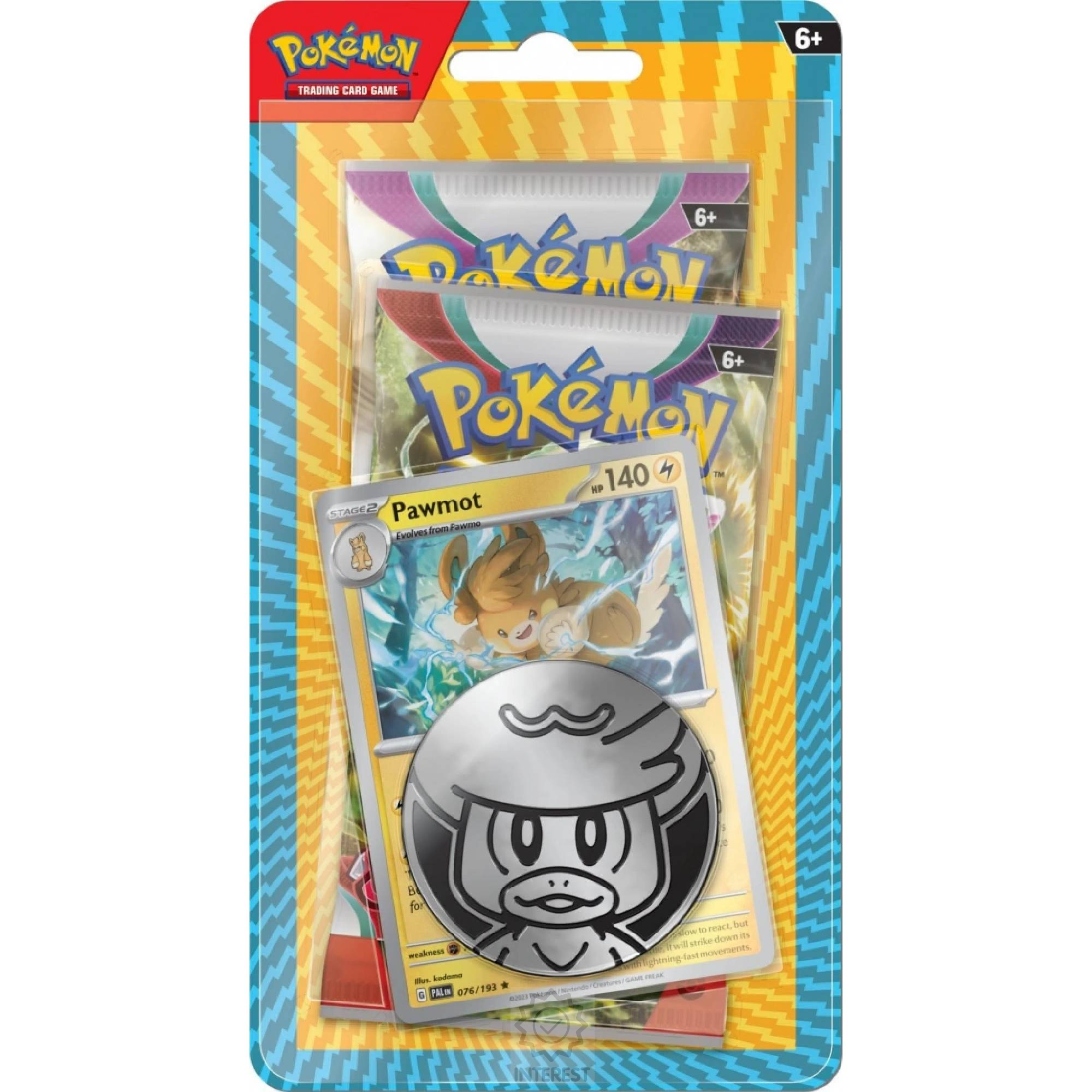 Pokémon 2-Pack Booster Blister - Pawmot (Scarlet and Violet, Paldea Evolved)