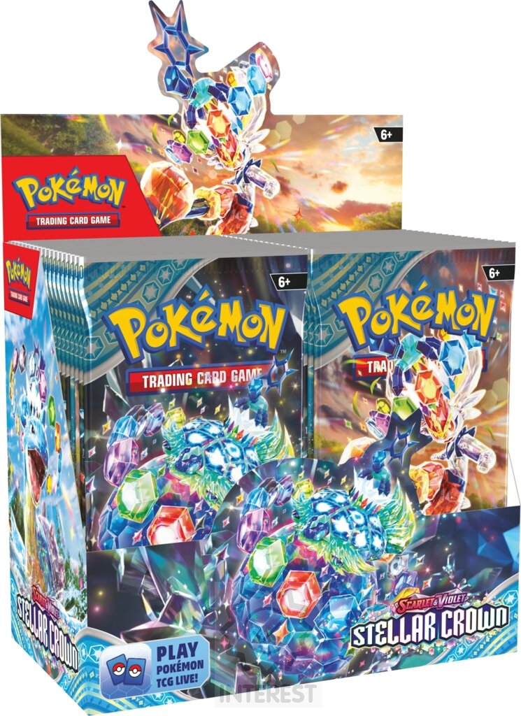 Pokémon Stellar Crown Booster Box.