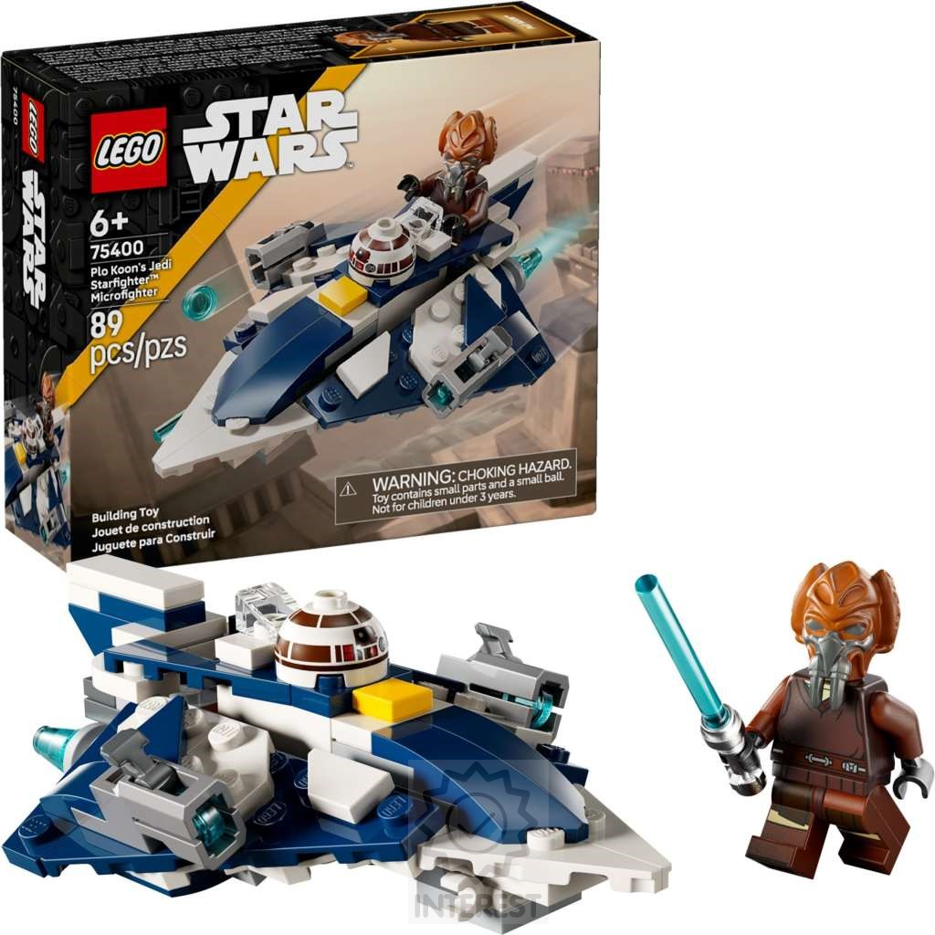 LEGO Star Wars 75400 Plo Koon a jeho jediská mikrostíhačka.
