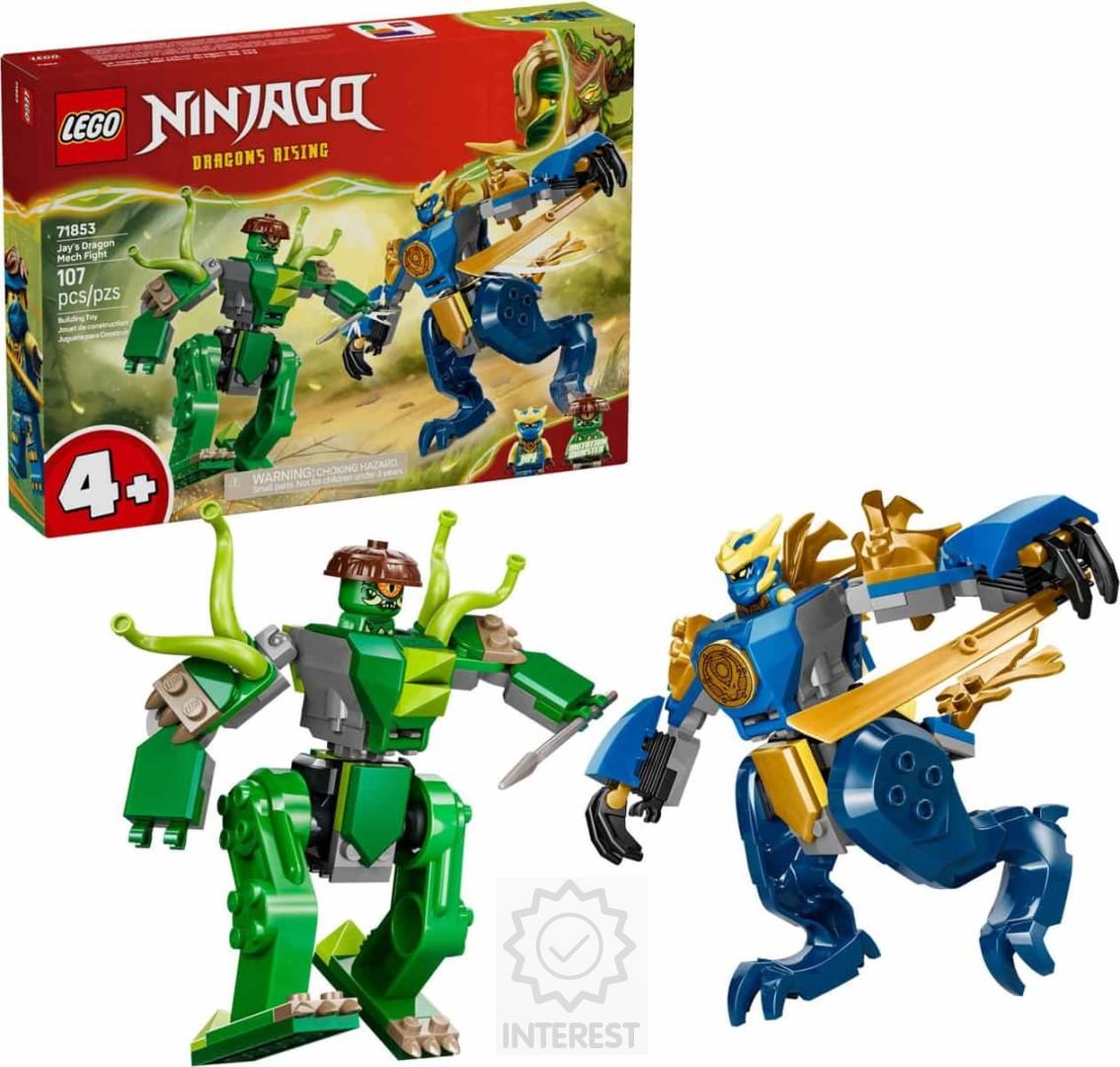 LEGO NINJAGO 71853 Jay a boj v dračím robotickém obleku.