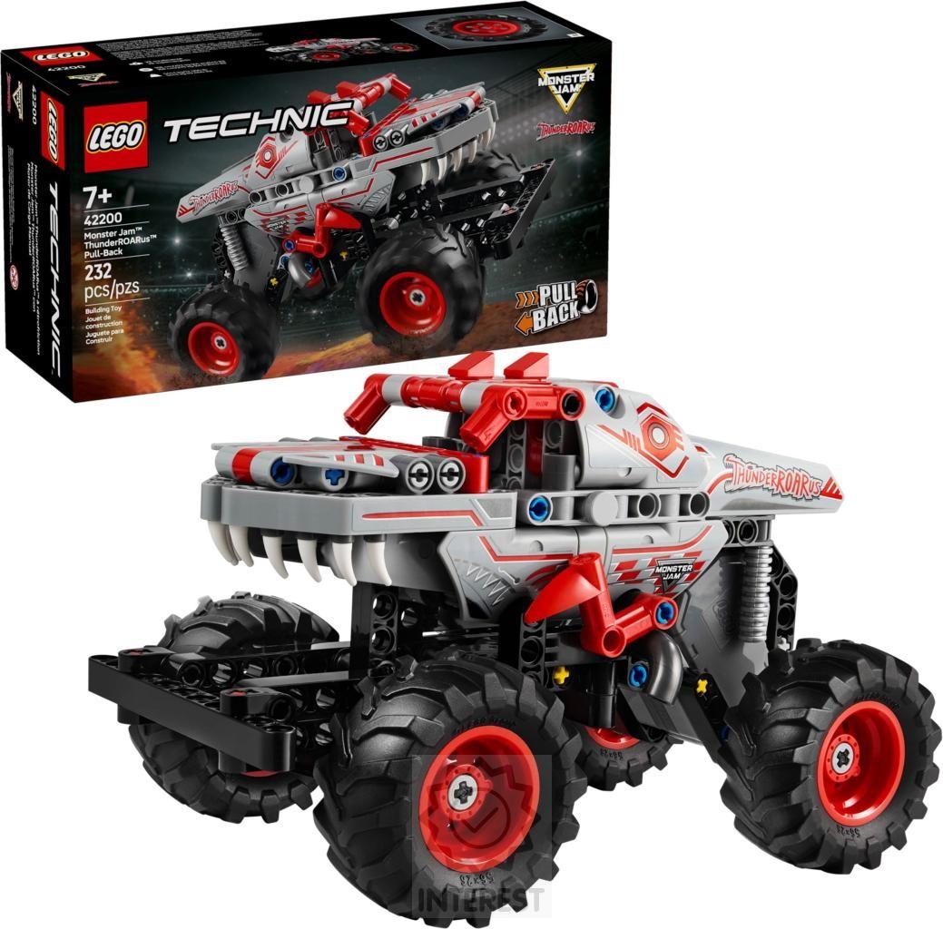LEGO TECHNIC 42200 Monster Jam ThunderROARus s natahovacím motorem.