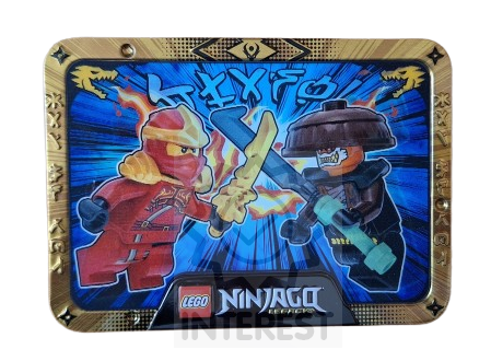 Lego figurka - Ninjago L0002213 Kai vs Rox + 3D krabička.