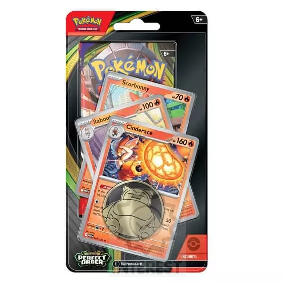Pokémon Perfect Order - Premium Checklane Blister - Cinderace.