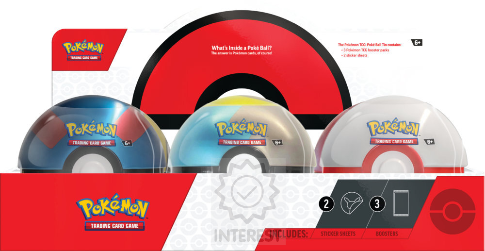 Pokémon TCG: Poké Ball Tin 2024 Reprint.