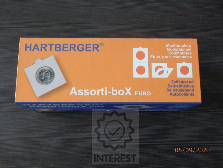 Holdery - rámečky na mince HARTBERGER - BOX 500 ks 